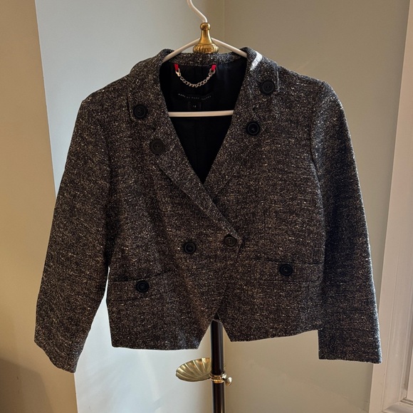 Marc By Marc Jacobs Jackets & Blazers - Marc By Marc Jacobs Black Tweed Blazer
